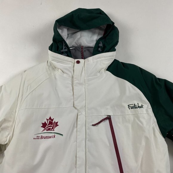 Vintage Team New Brunswick Jeux Du Canada Games Winter Parka Jacket Womens Small - Picture 3 of 15
